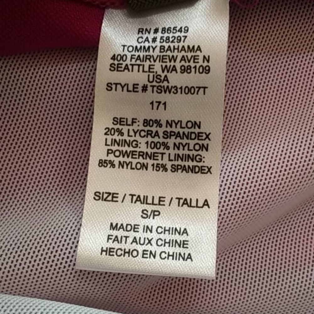 Tommy Bahama Swim Top. - Picture 5 of 6